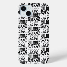 Funda Para iPhone 15 Mini Salven niños, salven vidas