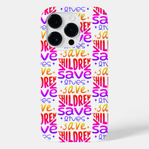 Funda Para iPhone 14 Pro De Case-Mate Salven niños, salven vidas