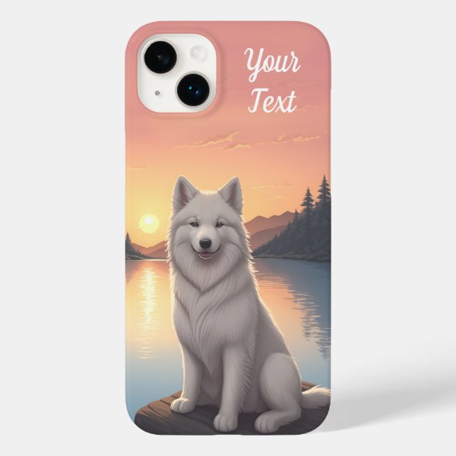 Funda De Case-Mate Para iPhone Samoyed by Lake (Reverso )