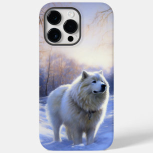 Funda Para iPhone 14 Pro Max De Case-Mate Samoyedo Deja que nieve Navidad