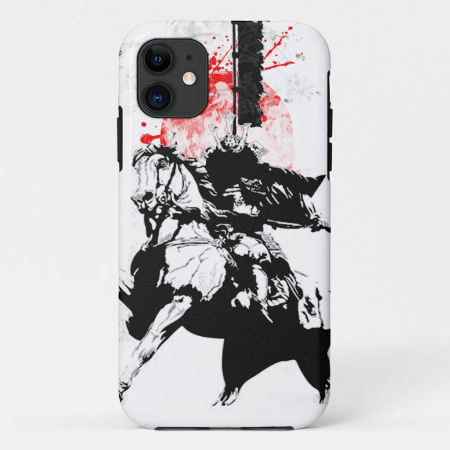 Funda De Case-Mate Para iPhone Samurai de Japón (Reverso)