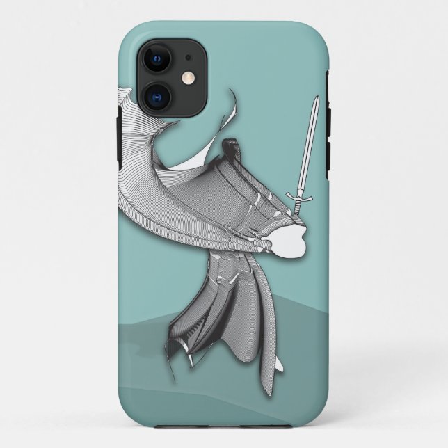 Funda De Case-Mate Para iPhone Samurai digital (Reverso)