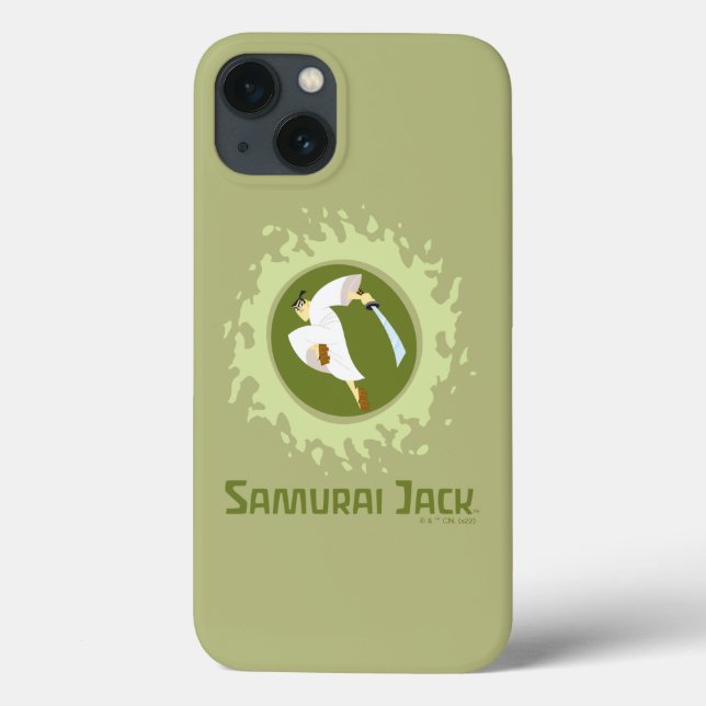 Funda De Case-Mate Para iPhone Samurai Jack Leaping Graphic (Reverso)
