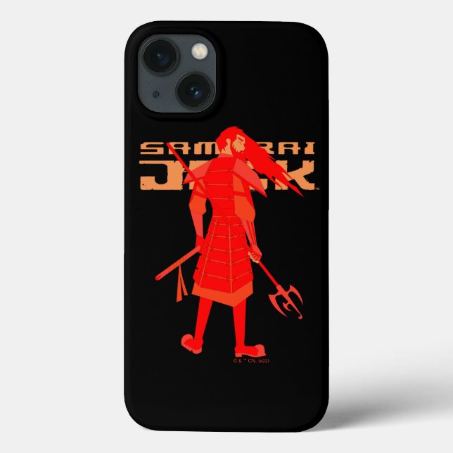 Funda De Case-Mate Para iPhone Samurai Jack Red Warrior Graphic (Reverso)
