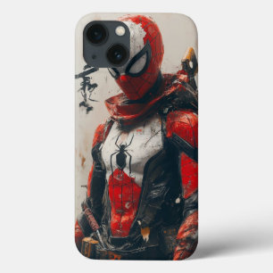 Funda Para iPhone 13 Samurai Spider-Man: Arte Shinobi de Lanzador de Te