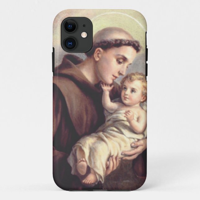 Funda De Case-Mate Para iPhone San Antonio de Padua (Reverso)