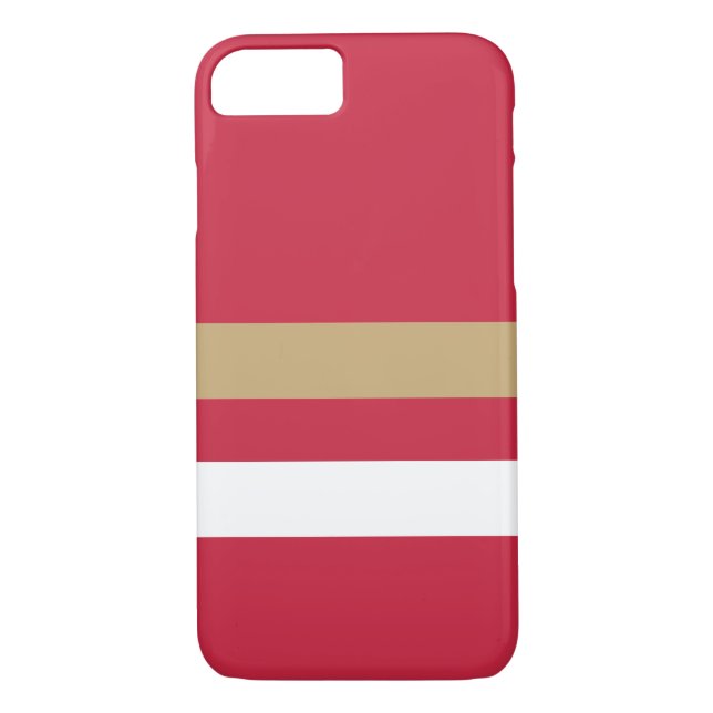 Funda De Case-Mate Para iPhone San Francisco Red&Gold (Reverso)