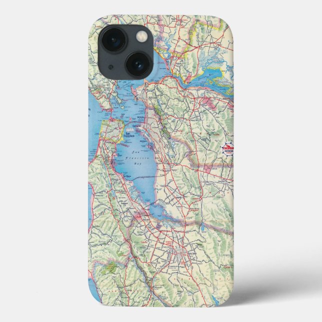Funda De Case-Mate Para iPhone San Francisco y vecindad (Reverso)