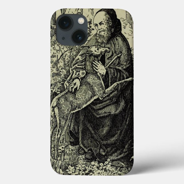 Funda De Case-Mate Para iPhone San Gil el Ermitaño (Reverso)