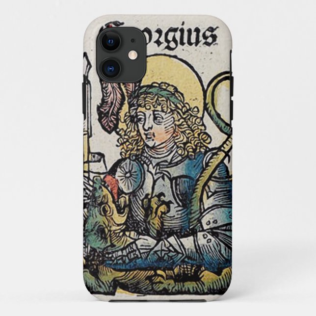Funda De Case-Mate Para iPhone San Jorge de la Crónica de Núremberg (Reverso)