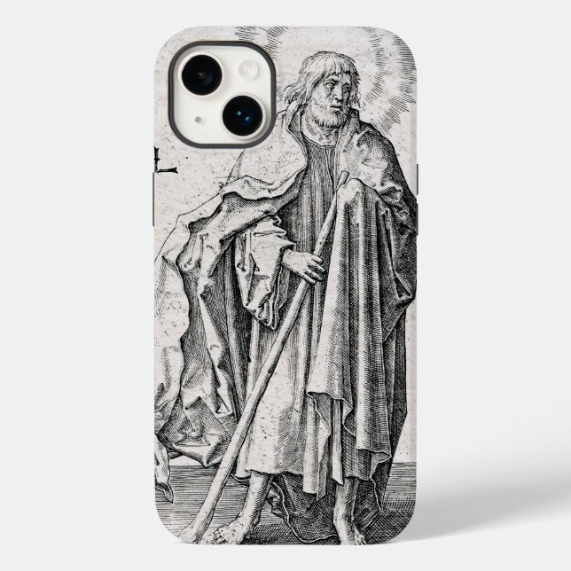 Funda De Case-Mate Para iPhone San Judas Tadeo el Apóstol (Reverso )