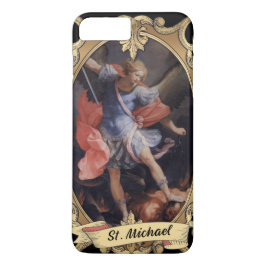 Funda Para iPhone 8 Plus/7 Plus San Miguel el Arcángel Religioso Elegante