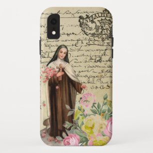 Funda Para iPhone XR San Terés Rosas Carmelita Católica Religiosa