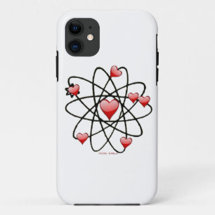 Funda Para iPhone 11 San Valentín Corazones Rojos Atómicos