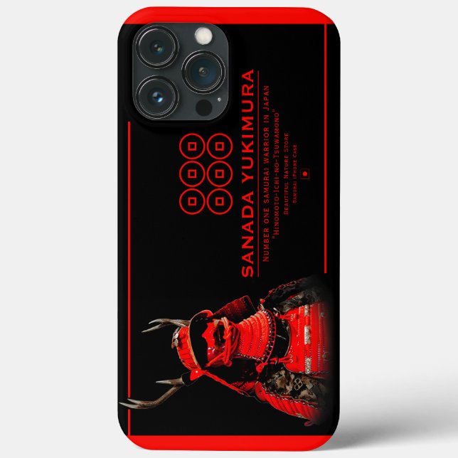 Funda De Case-Mate Para iPhone SANADA YUKIMURA (Red ver.) (Reverso )