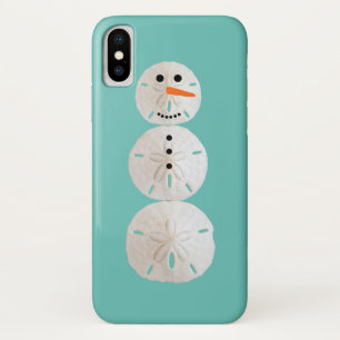 Funda Para iPhone X Sand Dollar Snowman
