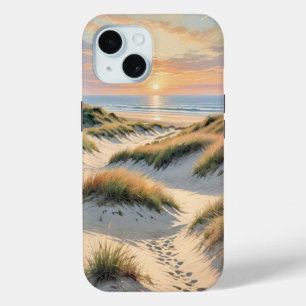 Funda Para iPhone 15 Sand Dune Footprints