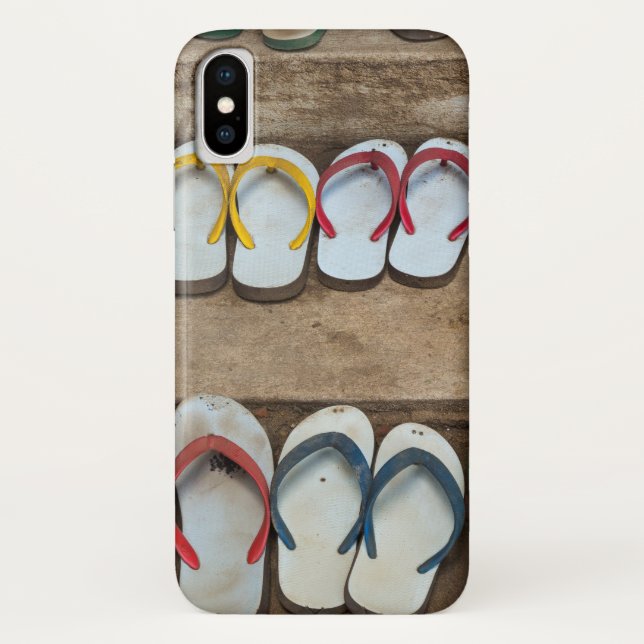 Funda De Case-Mate Para iPhone Sandalias Chanclas (Reverso)