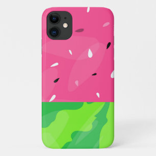 Funda Para iPhone 11 Sandía verde rosa Dulce Verano Fresco Estilizado