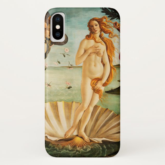 Funda De Case-Mate Para iPhone Sandro Botticelli El nacimiento del Bella Artes Ve (Reverso)
