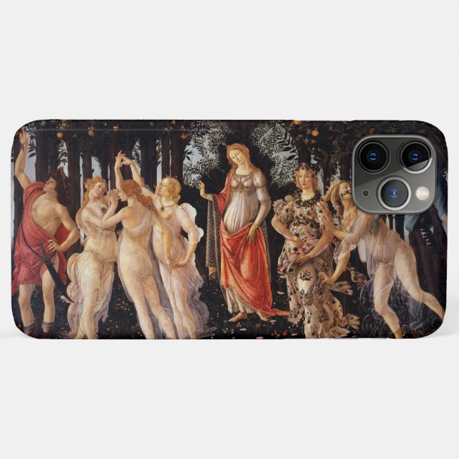 Funda De Case-Mate Para iPhone Sandro Botticelli Primavera Arte Refinado (Reverso (horizontal))