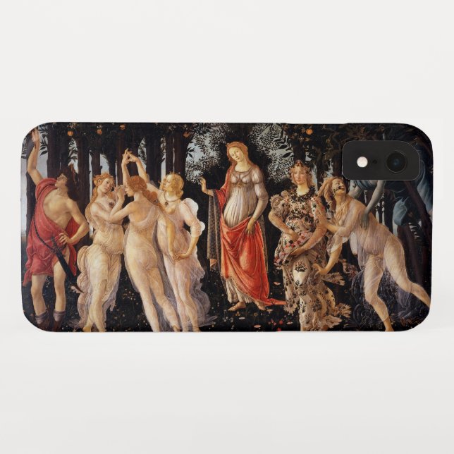 Funda De Case-Mate Para iPhone Sandro Botticelli Primavera Arte Refinado (Reverso (horizontal))
