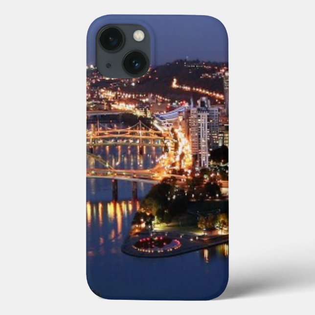 Funda De Case-Mate Para iPhone Sandwich de acero e índigo (Reverso)