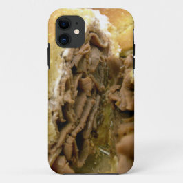 Funda Para iPhone 11 Sándwich de carne asada con queso cremoso de cabra