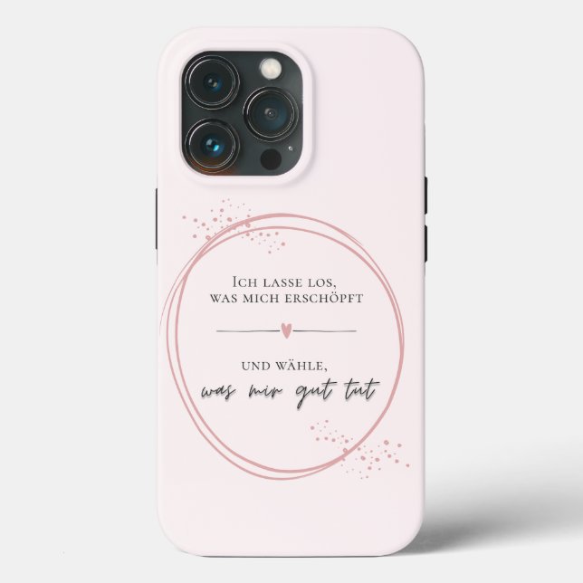Funda De Case-Mate Para iPhone Sanftes Loslass-Affirmation (Reverso )
