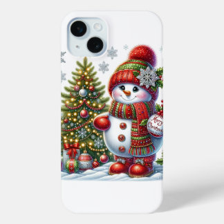 Funda Para iPhone 15 Mini santa