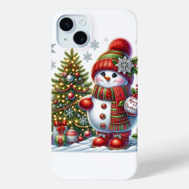 Funda De Case-Mate Para iPhone santa (Reverso )