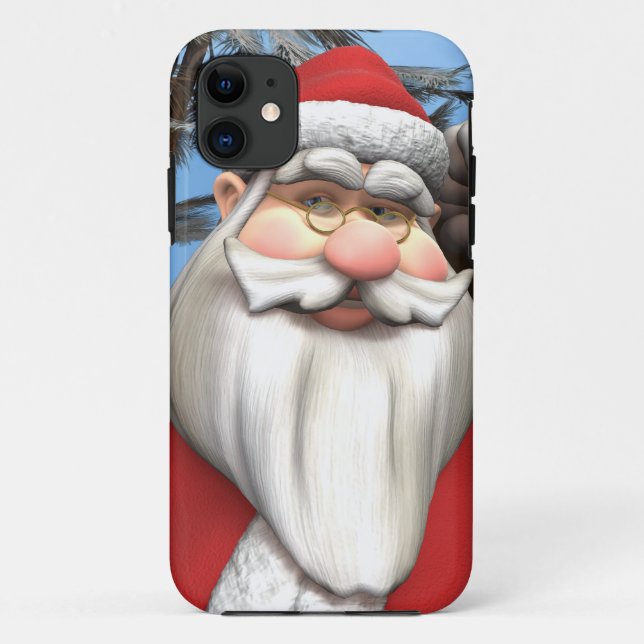 Funda De Case-Mate Para iPhone Santa (Reverso)