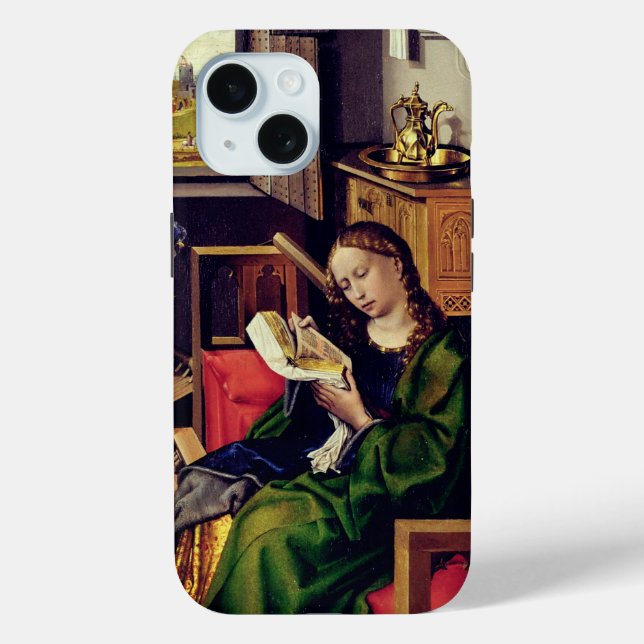 Funda De Case-Mate Para iPhone Santa Bárbara (de Werl Altarpiece, 1438) (Reverso )