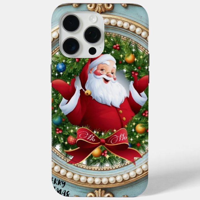 Funda De Case-Mate Para iPhone Santa Christmas  (Reverso )