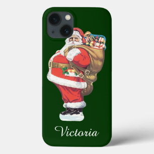 title_seo2 Santa Claus antiguo, recorte victoriano de Navidad