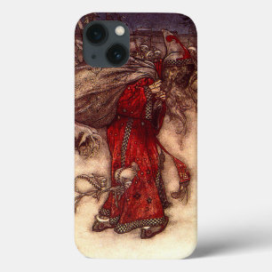 Funda Para iPhone 13 Santa Claus Arthur Rackham