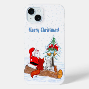 title_seo2 Santa Claus con Fox de Conejo y Squirrel