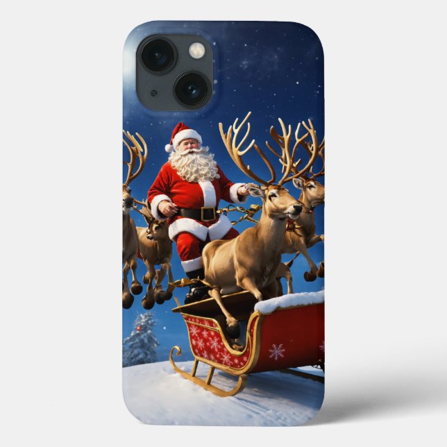Funda De Case-Mate Para iPhone Santa claus iphone 13 Back funda (Reverso)