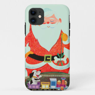 Funda Para iPhone 11 Santa con el tren