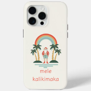 Funda Para iPhone 15 Pro Max Santa Cruz/Arcoiris/Palmas