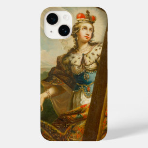 Funda Para iPhone 14 De Case-Mate Santa Elena con la Vera Cruz Arte Sagrado