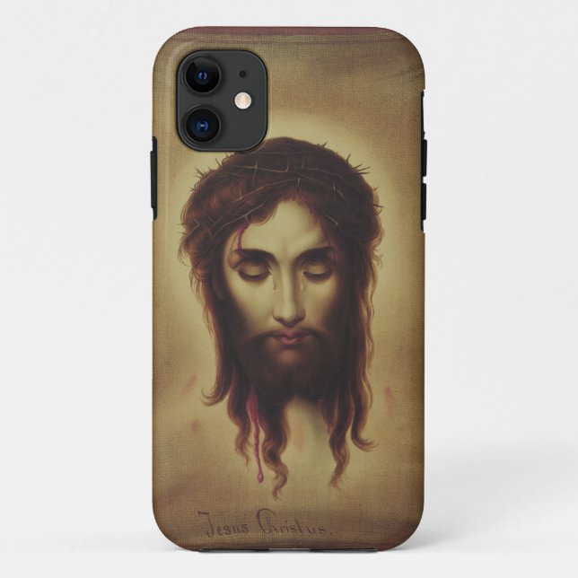 Funda De Case-Mate Para iPhone Santa Faz de Jesucristo (Reverso)