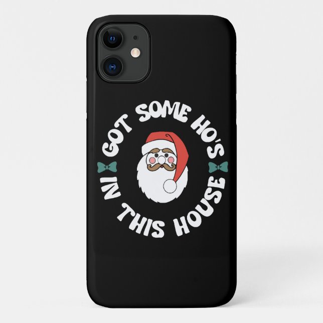 Funda De Case-Mate Para iPhone Santa Kawaii  (Reverso)