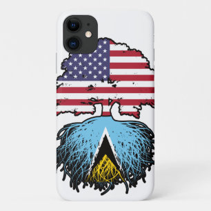Funda Para iPhone 11 Santa Lucía Santa Lucía Estadounidense Roots