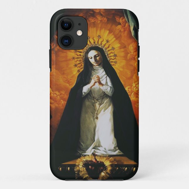 Funda De Case-Mate Para iPhone Santa Margaret Mary Alacoque (Reverso)