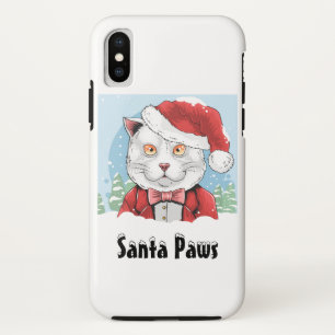 Funda Para iPhone X Santa Paws