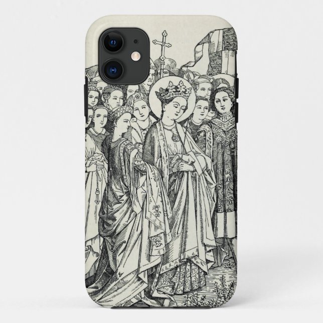 Funda De Case-Mate Para iPhone Santa Úrsula virgen y mártir (Reverso)