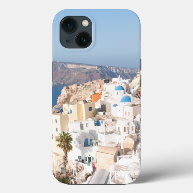 Funda De Case-Mate Para iPhone Santorini Island Bliss.  (Reverso )