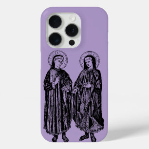 Funda Para iPhone 15 Pro Santos Cosme y Damián Patronos de la Atención Médi