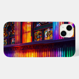 Funda Para iPhone 14 Plus De Case-Mate Santuario | Estuche Rainbow Church Art iPhone / iP